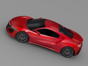 acura nsx 2016 3D Модель