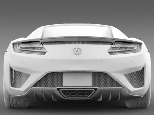 acura nsx 2016 3D Модель