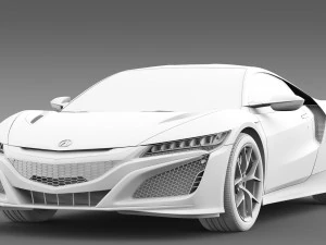 acura nsx 2016 3D Model
