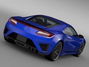 honda nsx 2016 3D Model