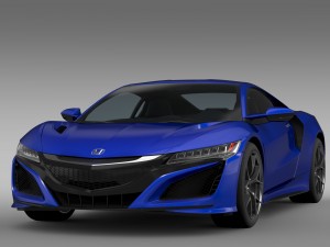honda nsx 2016 3D Model