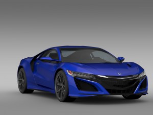 honda nsx 2016 3D Model