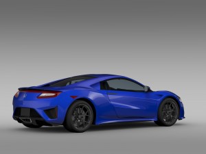 honda nsx 2016 3D Model