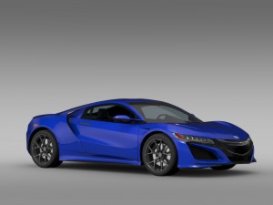 honda nsx 2016 3D Model