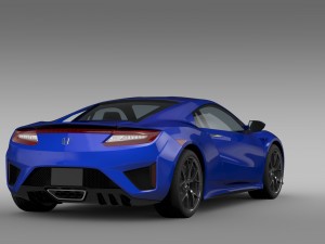 honda nsx 2016 3D Model