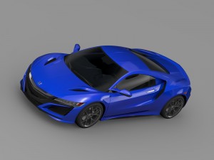 honda nsx 2016 3D Model