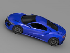 honda nsx 2016 3D Model