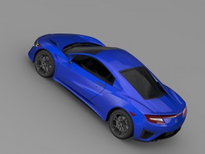 honda nsx 2016 3D Model