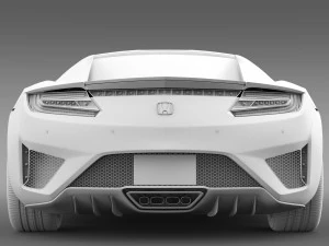honda nsx 2016 3D Model