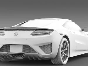 honda nsx 2016 3D Model