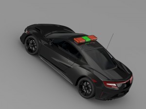 honda nsx 2016 safety car 3Dモデル