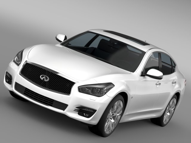 infiniti q70 37 y51 2015 Modello 3D .c4d .max .obj .3ds .fbx .stl .blend 