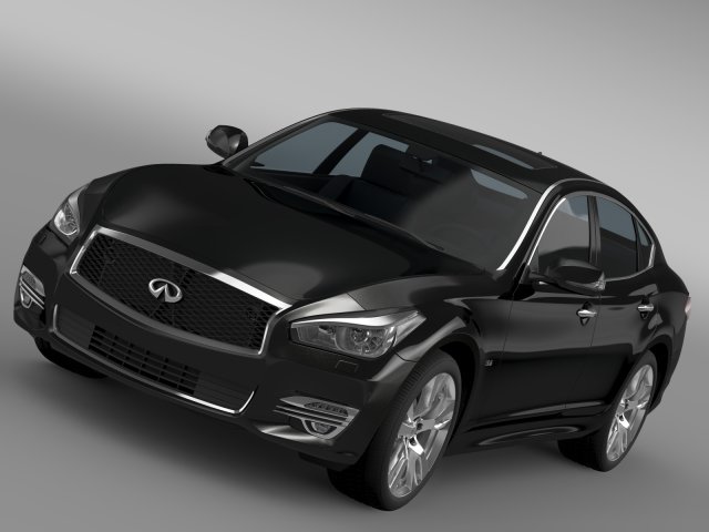 infiniti q70 56 y51 2015 Modelo 3D .c4d .max .obj .3ds .fbx .stl .blend 