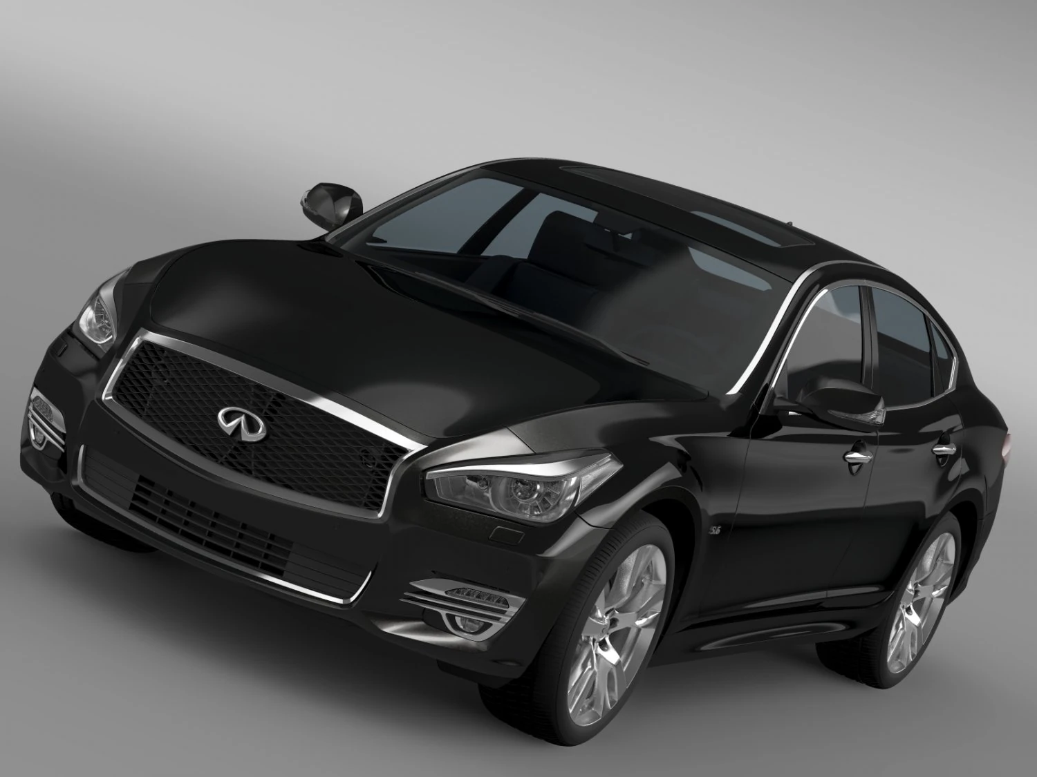 infiniti q70 56 y51 2015 Modelo 3D .c4d .max .obj .3ds .fbx .stl .blend 