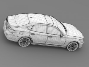 infiniti q70 56 l y51 2015 Modelo 3D