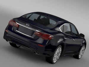 infiniti q70 h&iacute;brido y51 2015 Modelo 3D