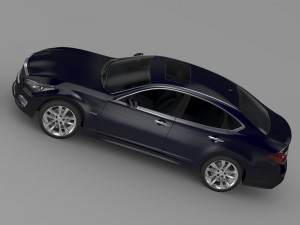 infiniti q70 hybrid y51 2015 3D Model