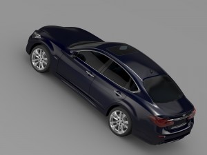 infiniti q70 hybrid y51 2015 3D Model