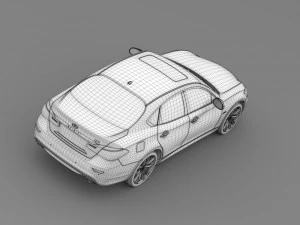 infiniti q70 h&iacute;brido y51 2015 Modelo 3D