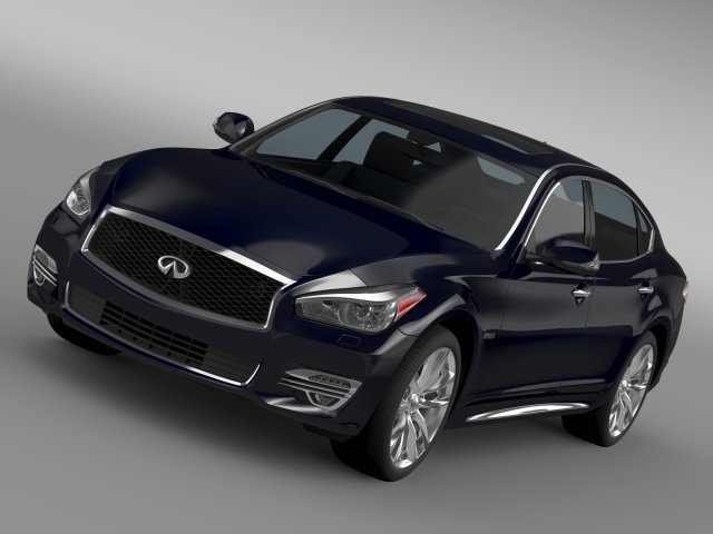 infiniti q70 hybrid l y51 2015 3D Model .c4d .max .obj .3ds .fbx .stl .blend 