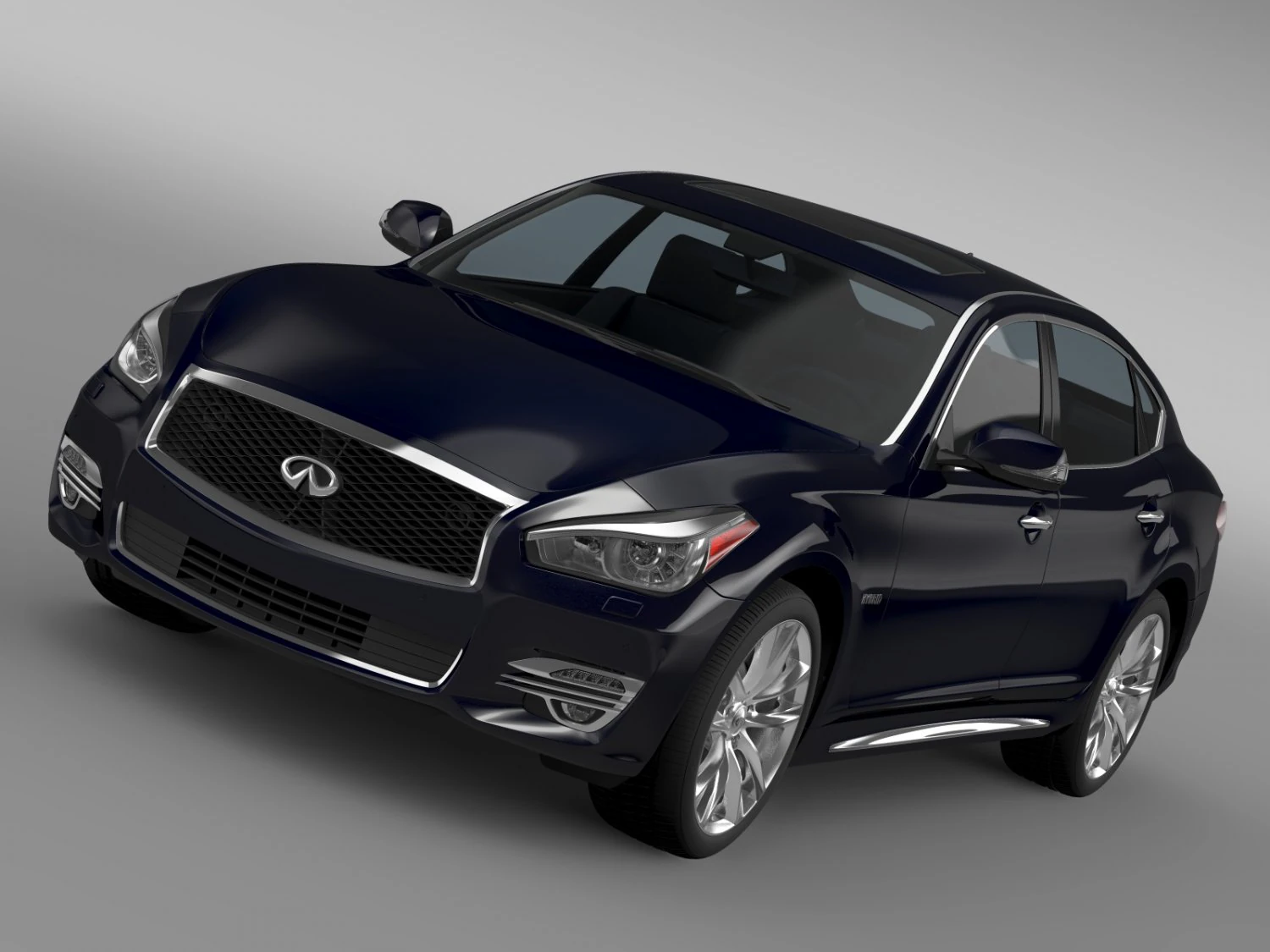 infiniti q70 hybrid l y51 2015 3D Model .c4d .max .obj .3ds .fbx .stl .blend 