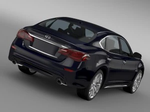 infiniti q70 hybrid l y51 2015 3D Model