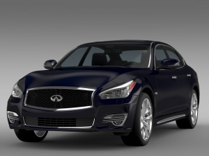 infiniti q70 hybrid l y51 2015 3D Model