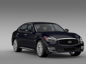 infiniti q70 hybrid l y51 2015 3D Model