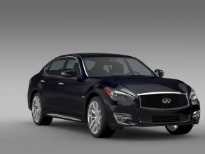 infiniti q70 hybrid l y51 2015 3D Model