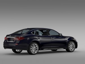 infiniti q70 hybrid l y51 2015 3D Model