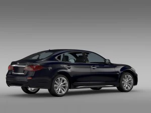 infiniti q70 hybrid l y51 2015 3D Model