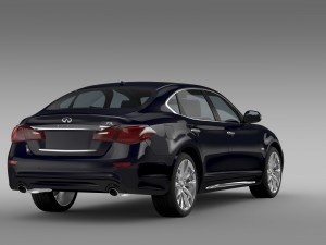 infiniti q70 hybrid l y51 2015 3D Model
