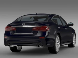 infiniti q70 hybrid l y51 2015 3D Model
