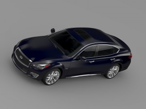 infiniti q70 hybrid l y51 2015 3D Model