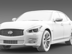 infiniti q70 hybrid l y51 2015 3D Model