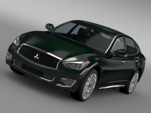 mitsubishi dignity bhy51 2016 3D Model