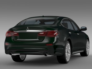 mitsubishi dignity bhy51 2016 3D Model