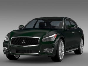 mitsubishi dignity bhy51 2016 3D Model