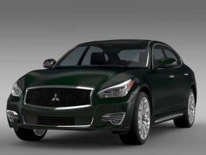 mitsubishi dignity bhy51 2016 3D Model