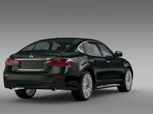 mitsubishi dignity bhy51 2016 3D Model