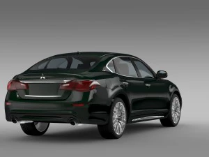 mitsubishi dignity bhy51 2016 3D Model