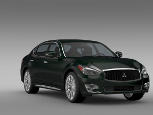 mitsubishi dignity bhy51 2016 3D Model
