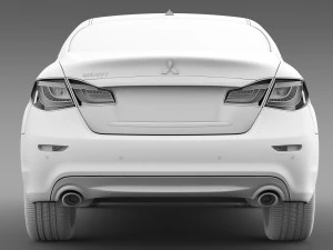 mitsubishi dignity bhy51 2016 3D Model