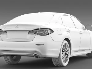 mitsubishi dignity bhy51 2016 3D Model