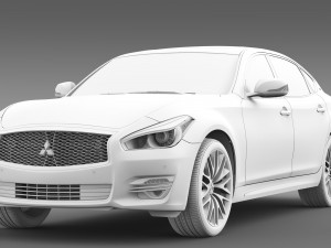 mitsubishi dignity bhy51 2016 3D Model