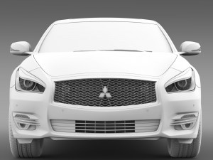 mitsubishi proudia by51 2016 3Dモデル