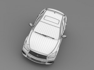 mitsubishi proudia by51 2016 3Dモデル