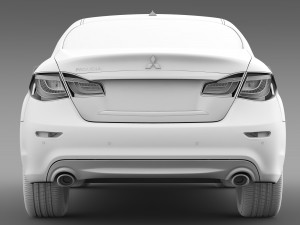 mitsubishi proudia by51 2016 3Dモデル