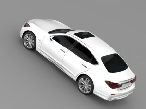 nissan fuga hybrid l y51 2016 3D Model