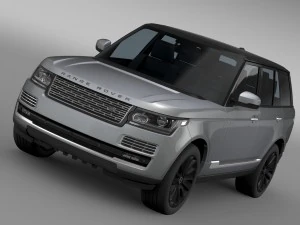 Range Rover svautobiography l405 2016 г. 3D Модель